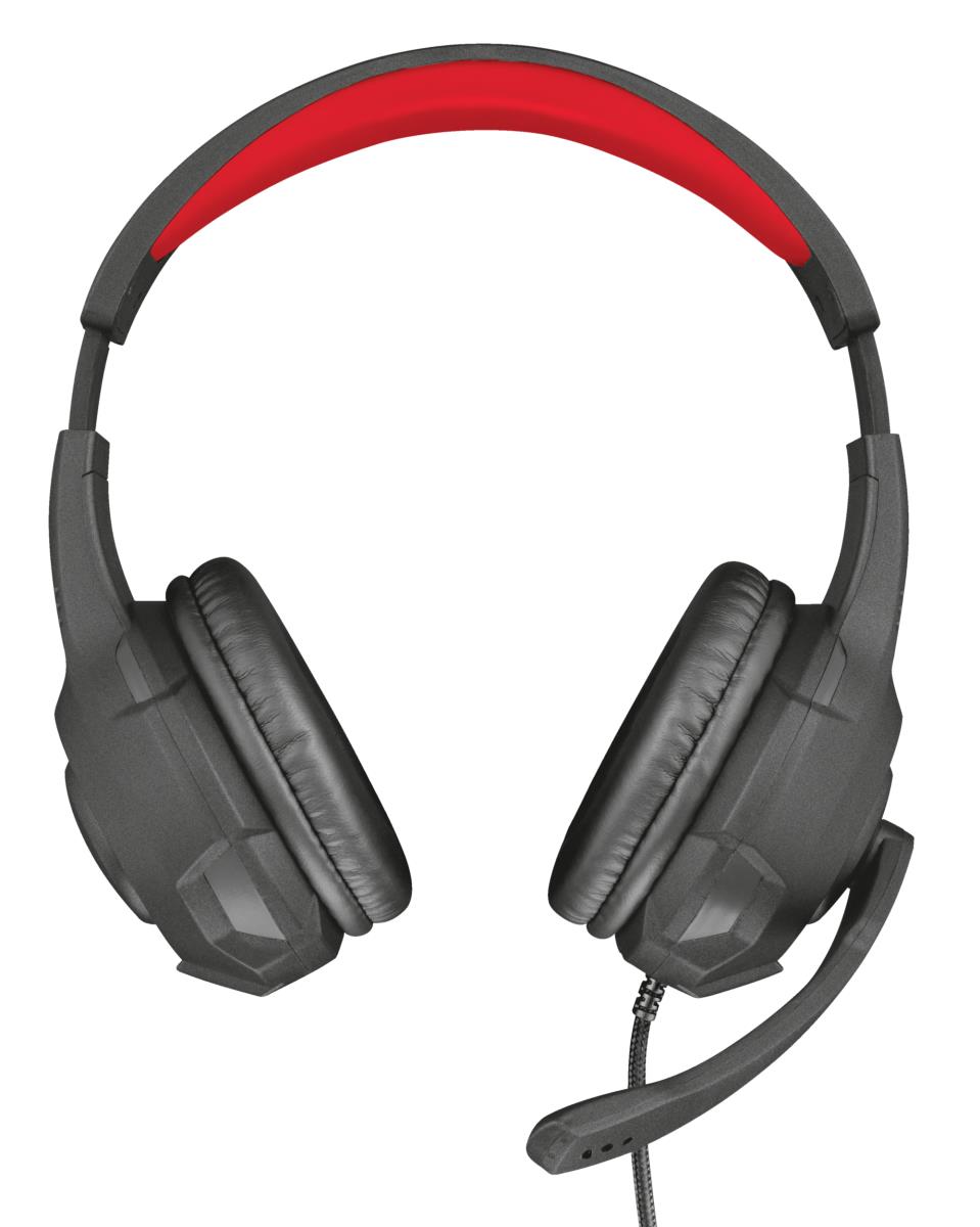 Headset -  Gaming Gxt 307 Ravu - Over Ear Stereo 3.5mm - Wired - Black / Red
