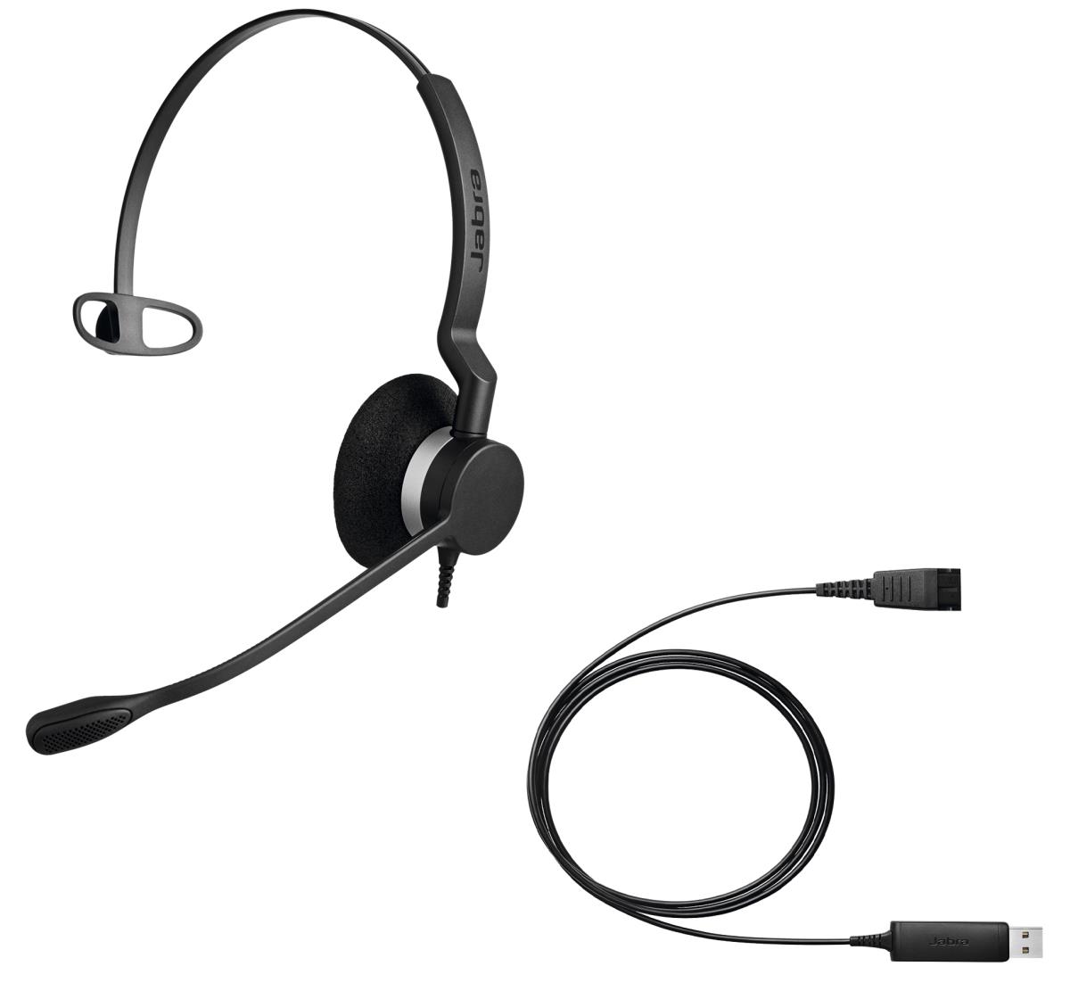Headset Biz 2300 - Mono - Quick Disconnect (QD) Connector - Black - Noise Cancelling + LINK230