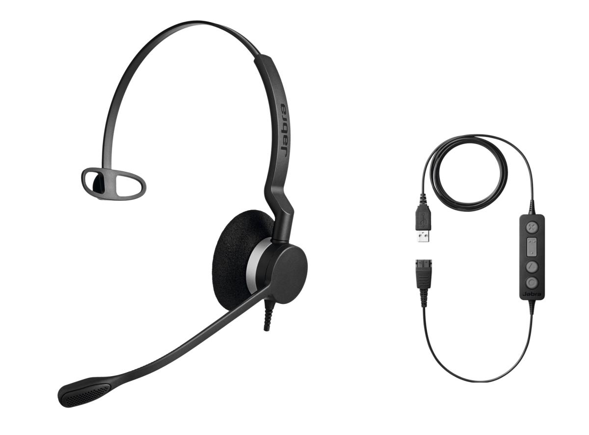 Headset Biz 2300 - Mono - Quick Disconnect (QD) Connector - Black - Noise Cancelling + LINK260