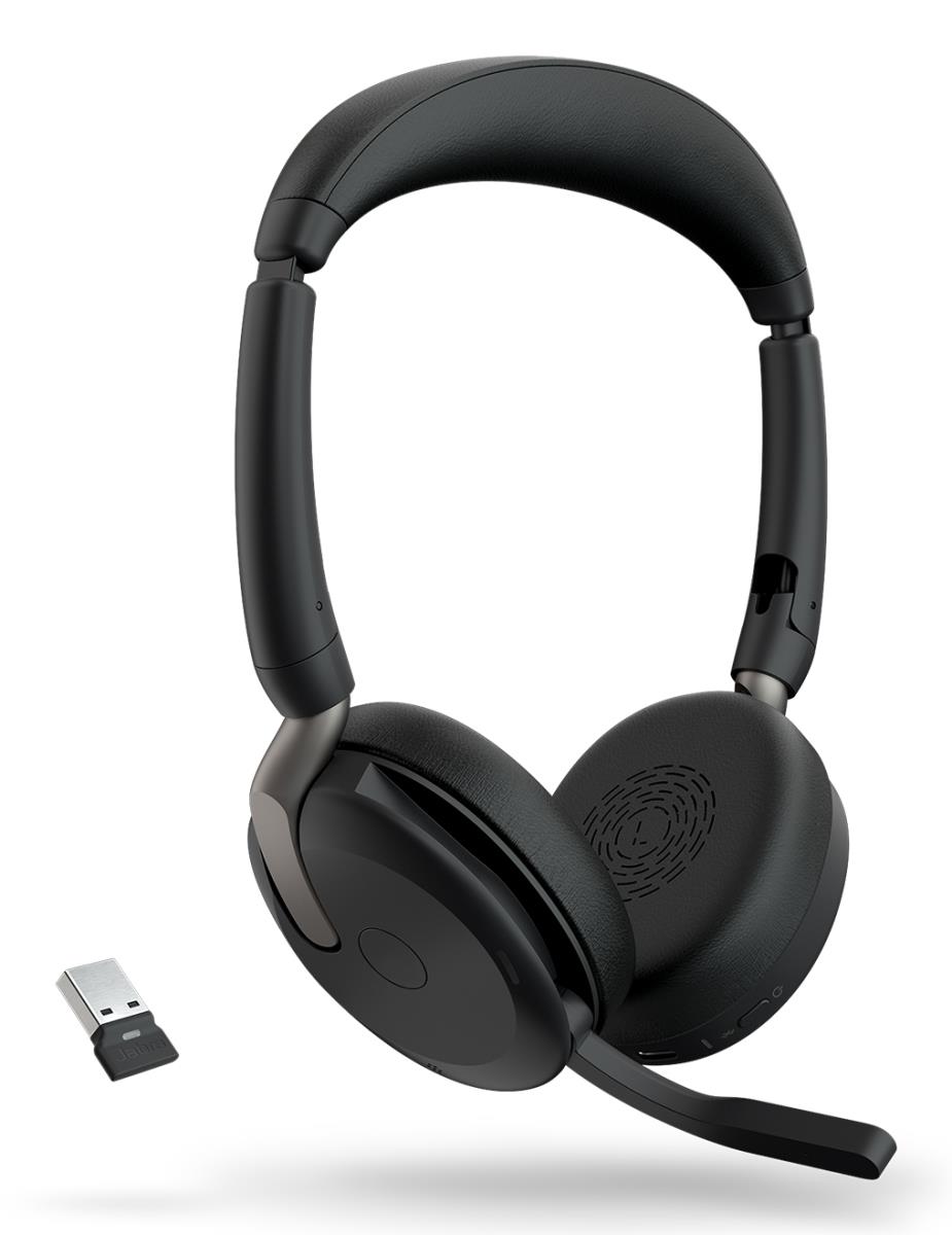 Headset Evolve2 65 flex UC - Stereo - USB-A / BT - Black