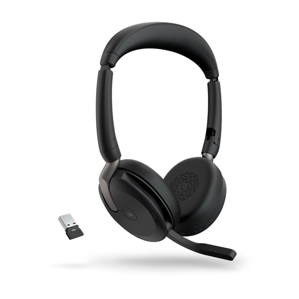 Headset Evolve2 65 flex MS - Stereo - USB-A / BT - Black - Wireless Charging