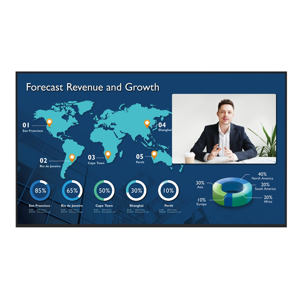 Large Format Monitor - Cs8601 - 86in - 3840x2160 (4k Uhd)