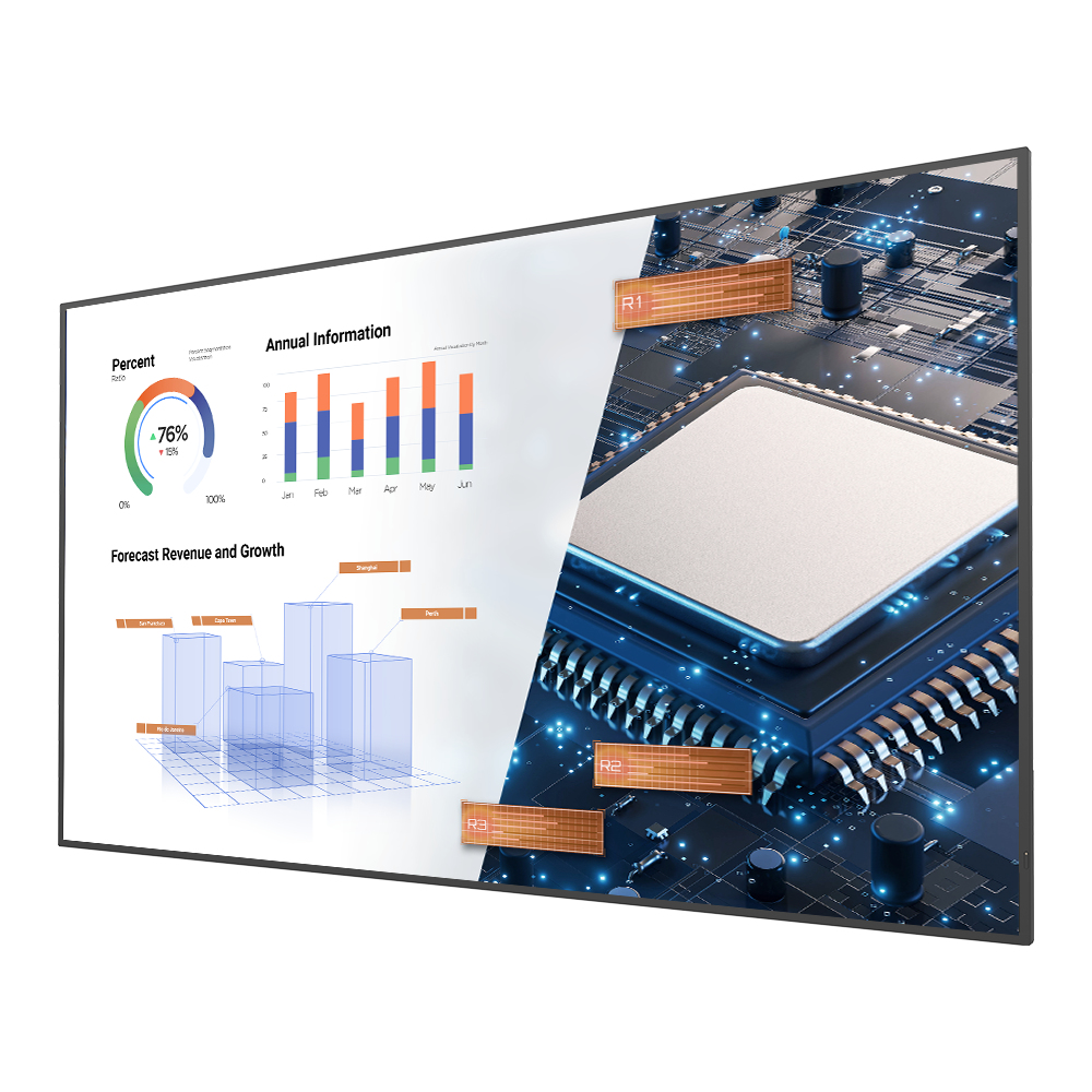 Large Format Monitor - St7502s - 75in - 3840x2160 (uhd) - Black