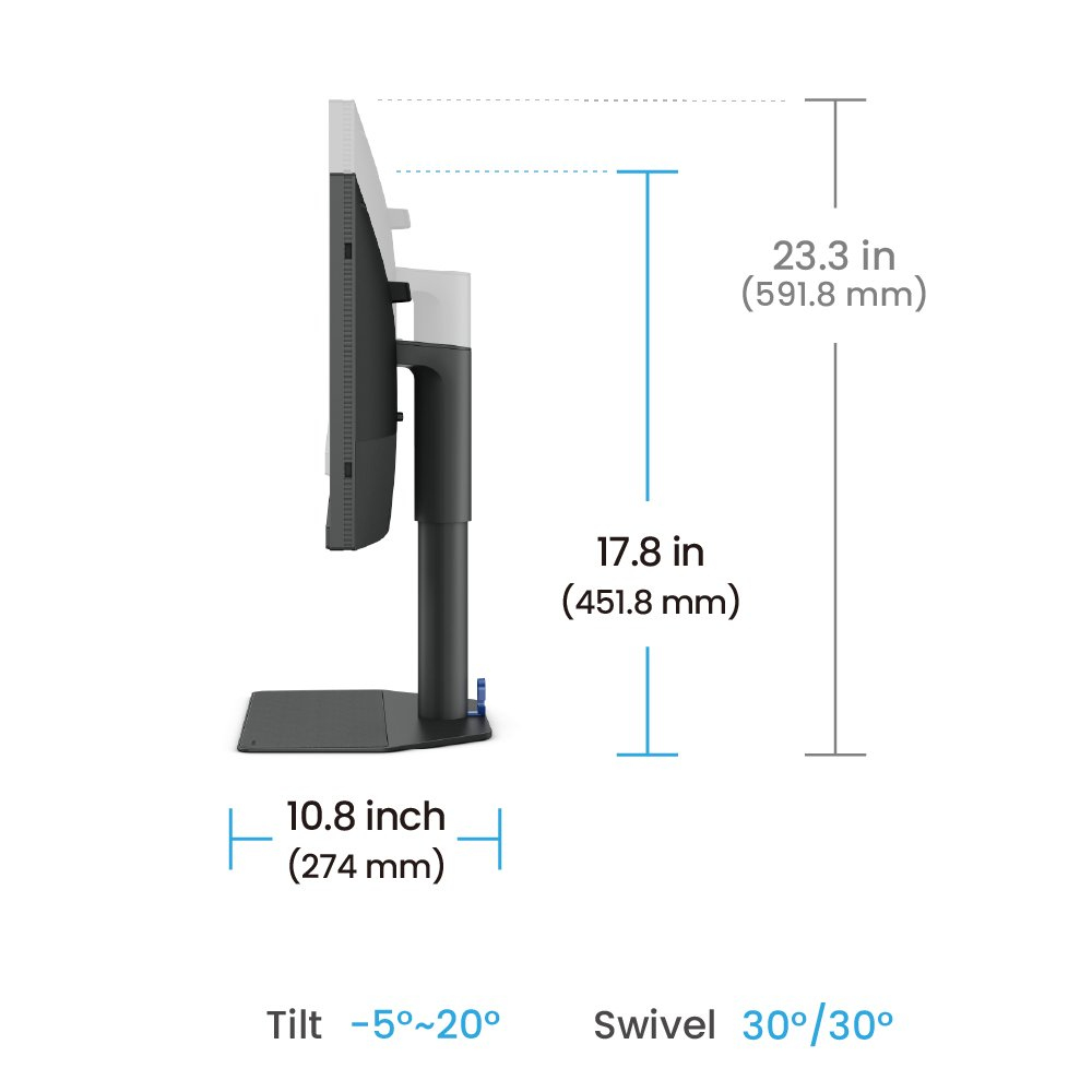 Desktop Monitor - Sw242q - 24in - 2560x1600 (wqxga) - Black