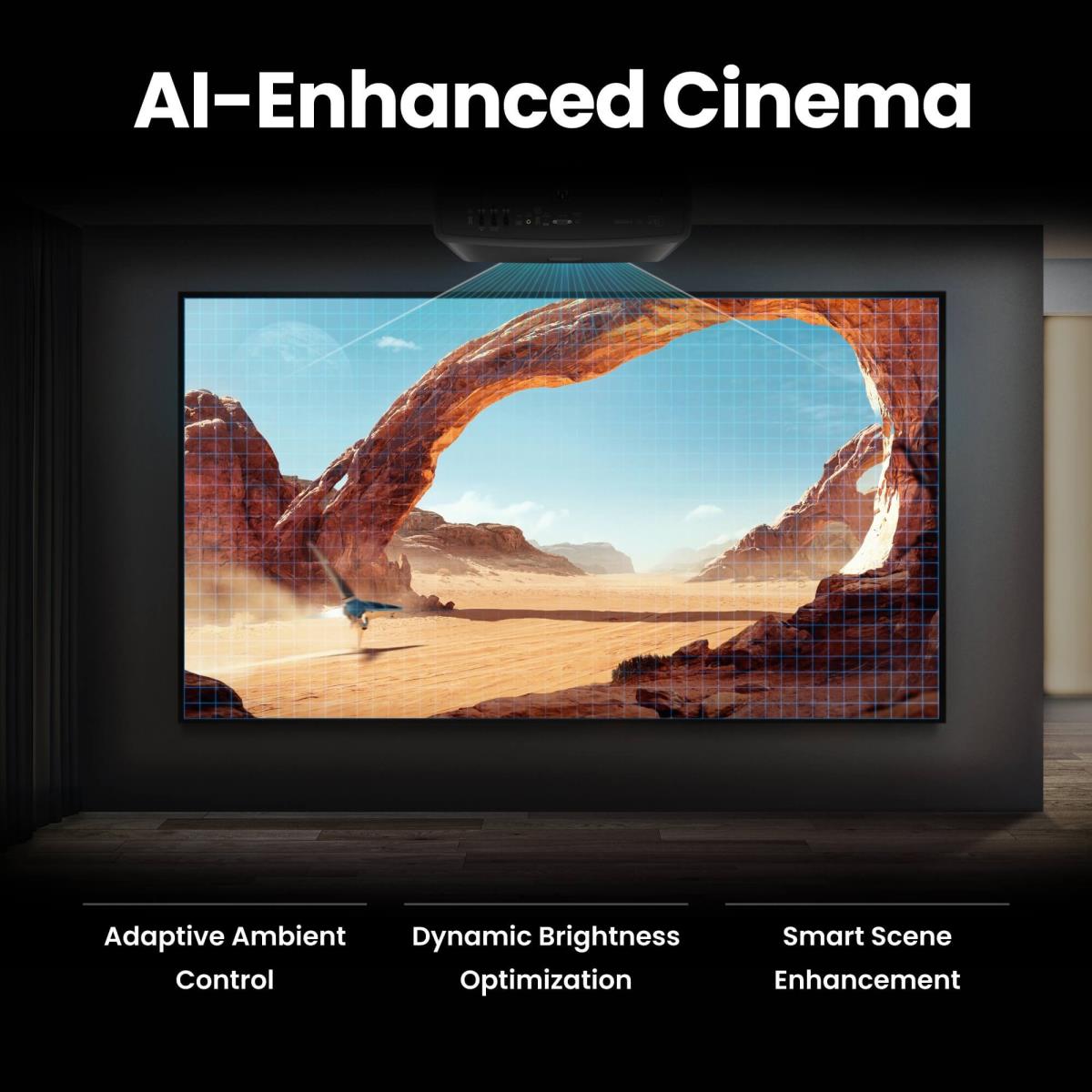 W2720i - Cinema Projector - 2500lm - 3840 X 2160 (4k/ Uhd) - 4led
