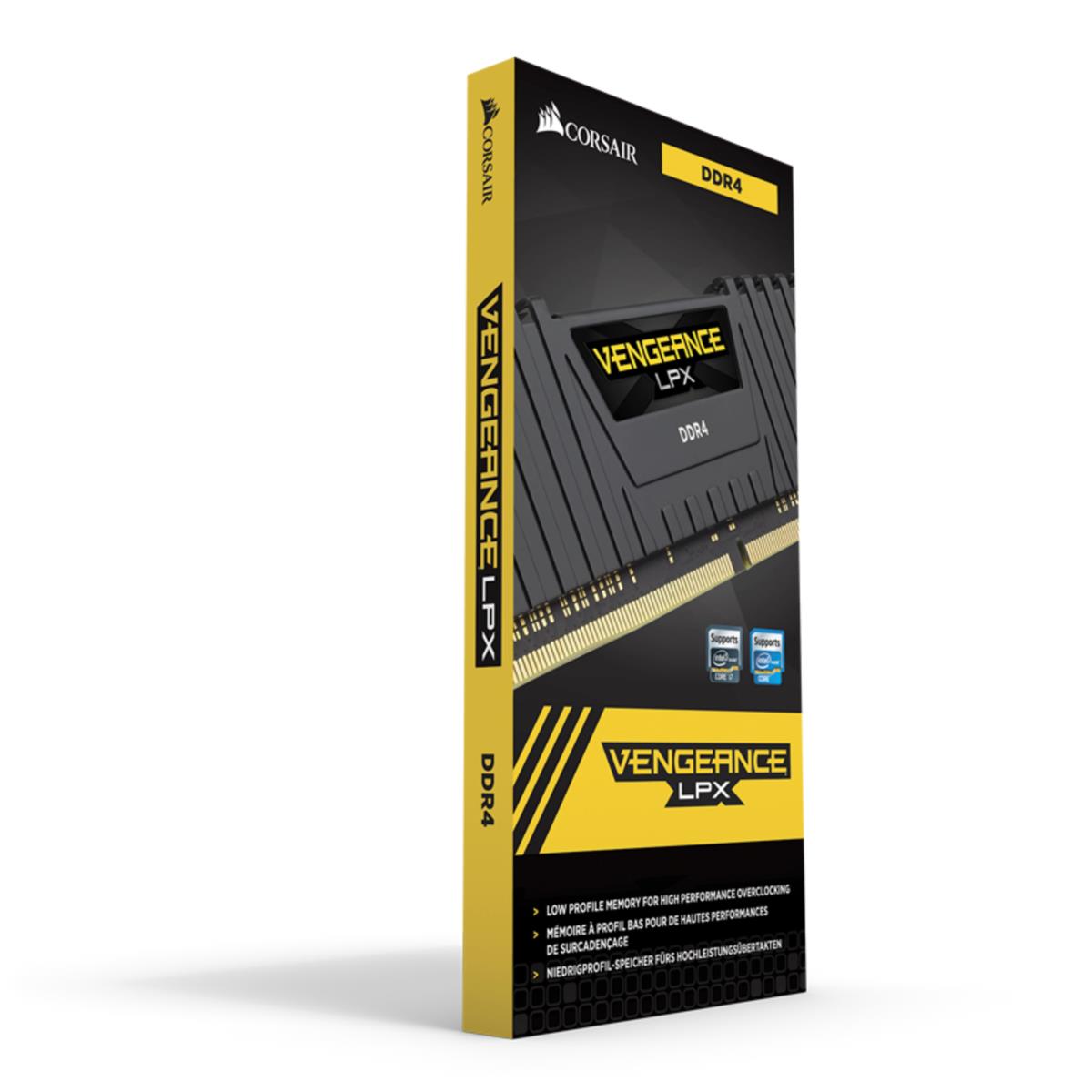 Memory 16GB Ddr4 2666MHz 16-18-18-35 Vengeance Low Profilex Black