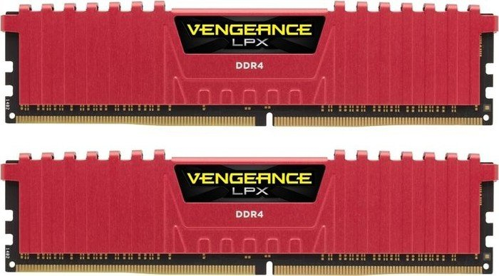 Memory 16GB Ddr4 2666MHz 16-18-18-35 Vengeance Low Profilex Red