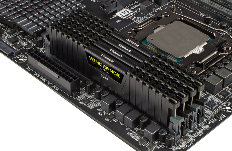 Memory 16GB Ddr4 2666MHz C16 Vengeance Low Profilex Black Kit - Cmk16gx4m2z2666c16
