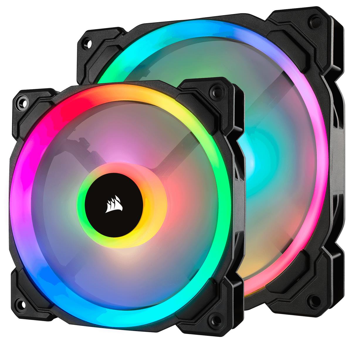 Led Fan Ll140 120mm Dual Light Loop RGB Pwm Fan