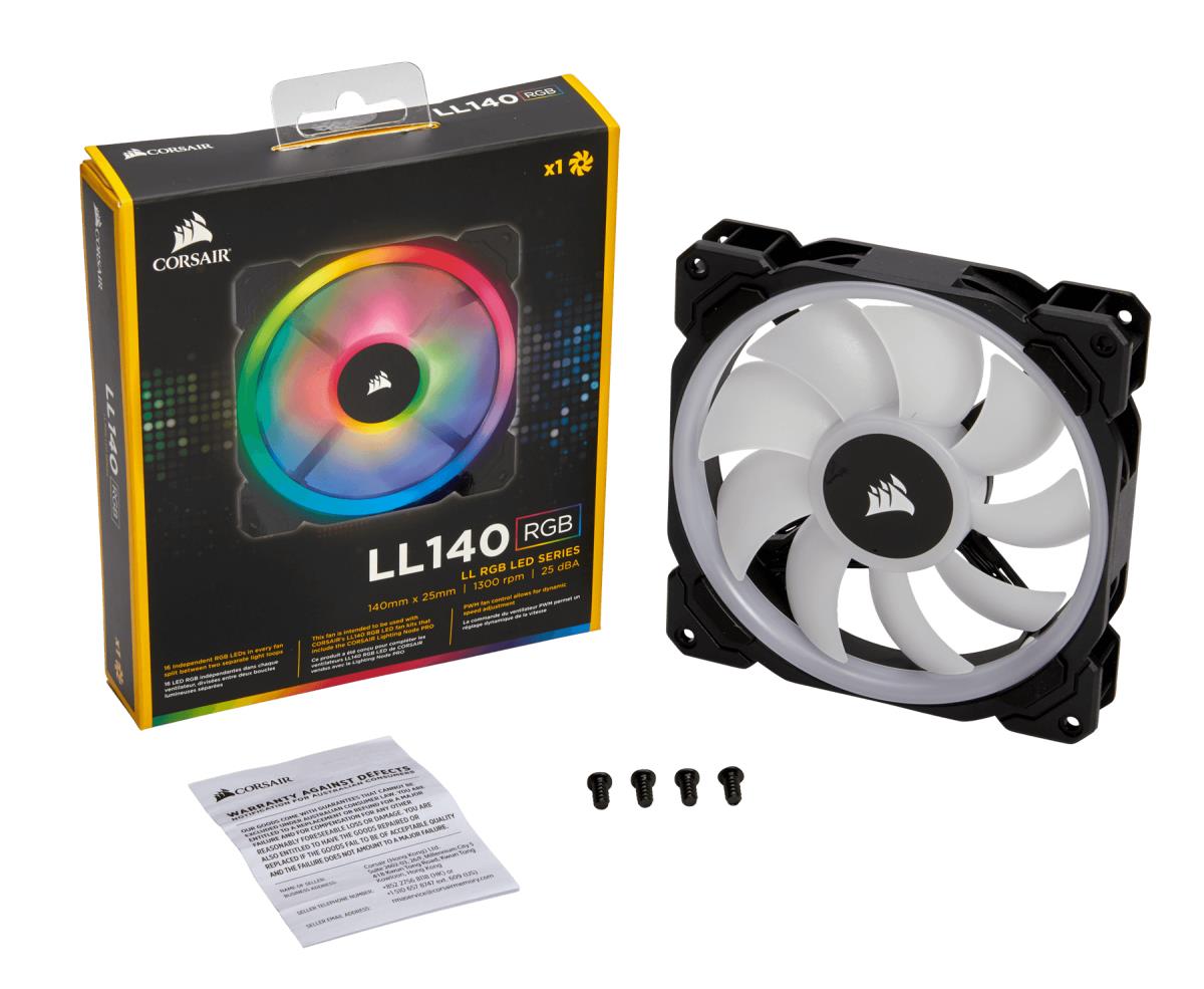 Led Fan Ll140 120mm Dual Light Loop RGB Pwm Fan