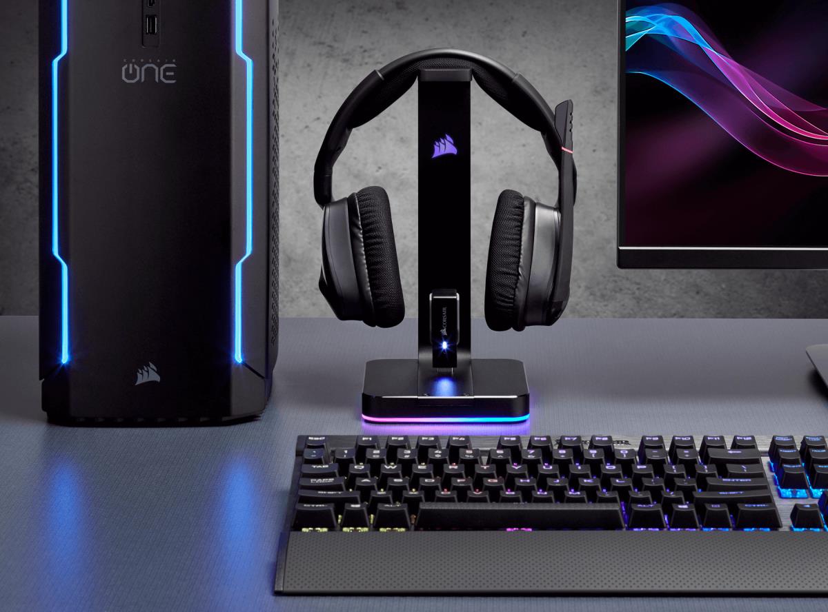 Headset - St100 RGB Premium - With Stand 7.1 Surround - Customizable RGB Lighting