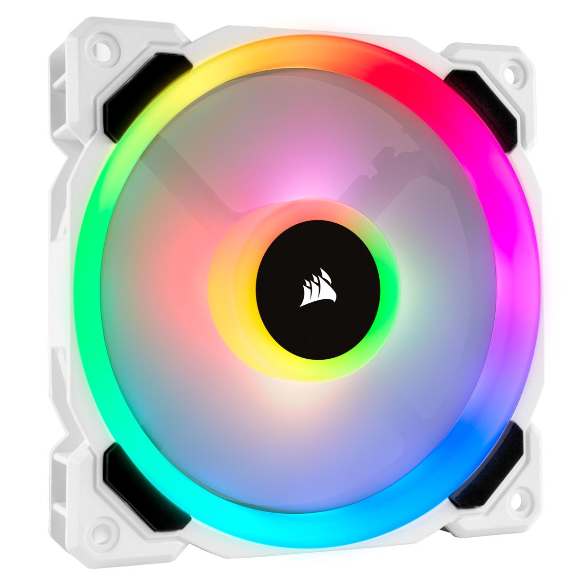 Ll120 RGB White Single Fan