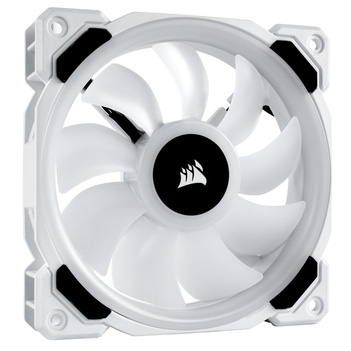 Ll120 RGB White Single Fan