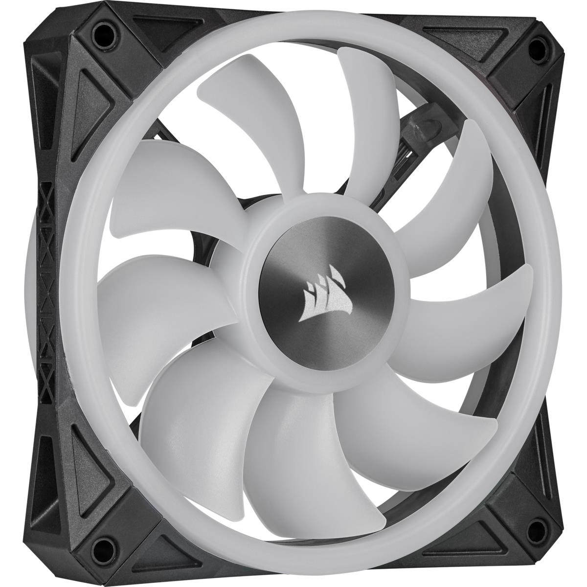 Icue Ql140 RGB 140mm Pwm Dual Fan Kit With Lighting Node Core