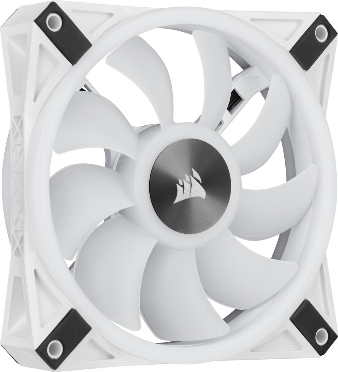 Led Fan - Ql Series White Ql120 RGB 120mm RGB Triple Pack With Lighting Node Core