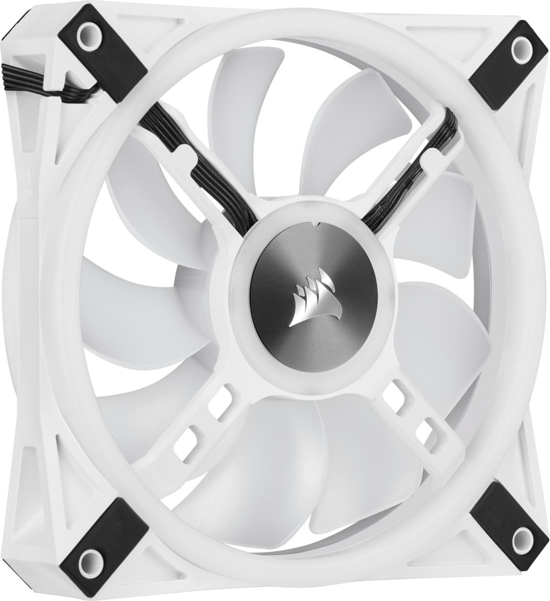 Led Fan - Ql Series White Ql120 RGB 120mm RGB Triple Pack With Lighting Node Core