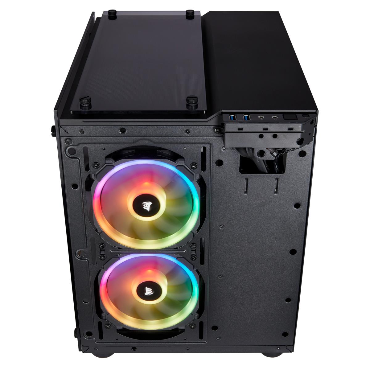 Crystal Series - 280x - RGB Micro-ATX Case - Black