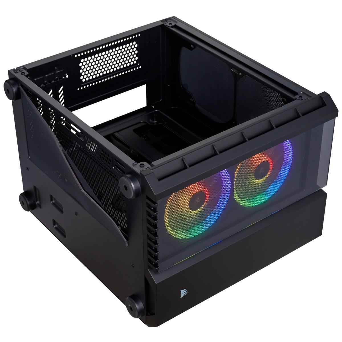 Crystal Series - 280x - RGB Micro-ATX Case - Black