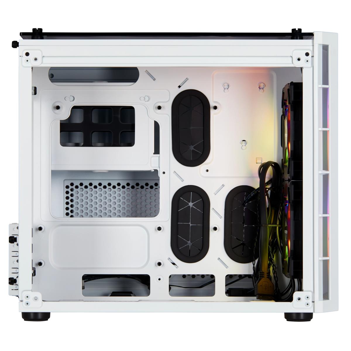 Crystal Series - 280x RGB Micro-ATX Case - White