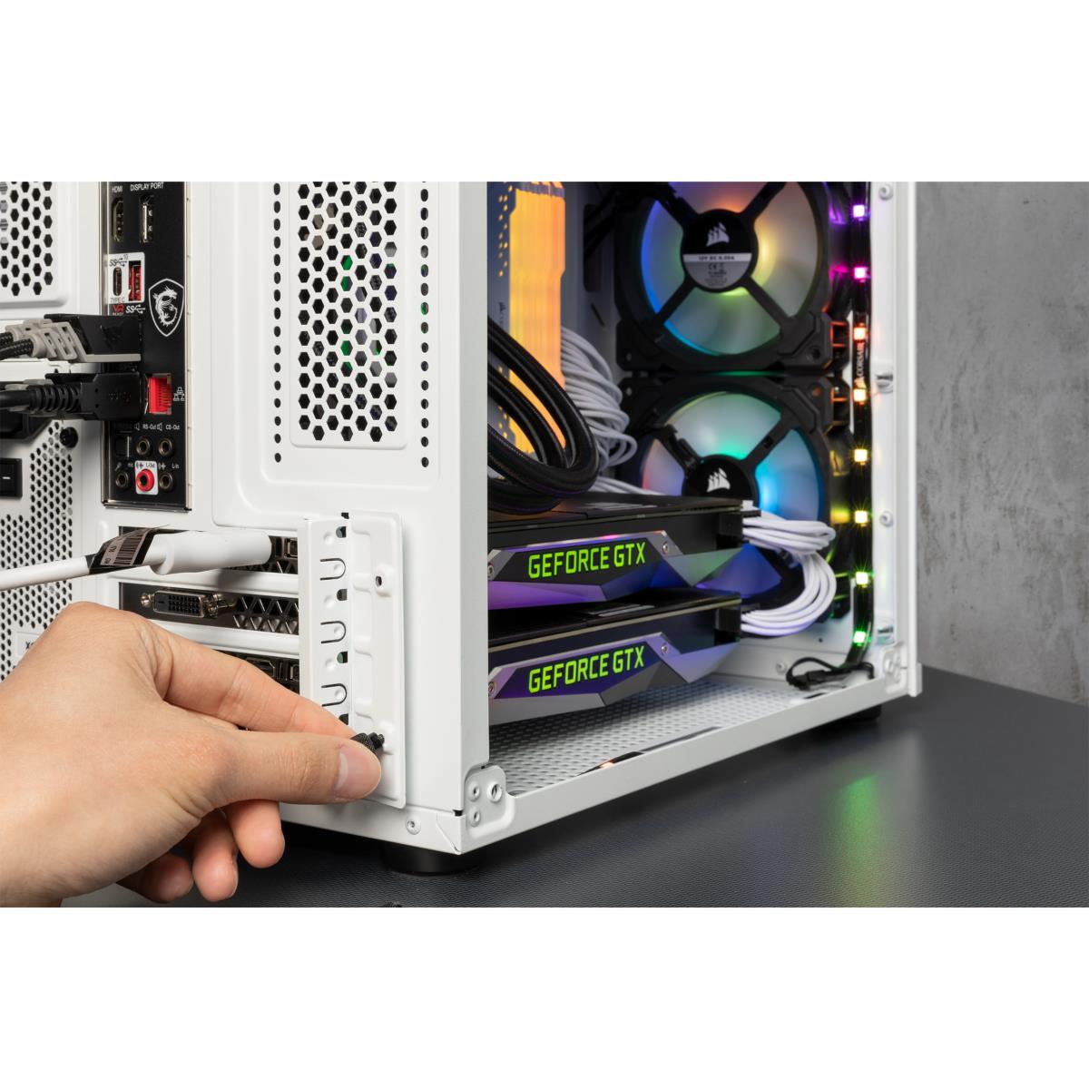 Crystal Series - 280x RGB Micro-ATX Case - White