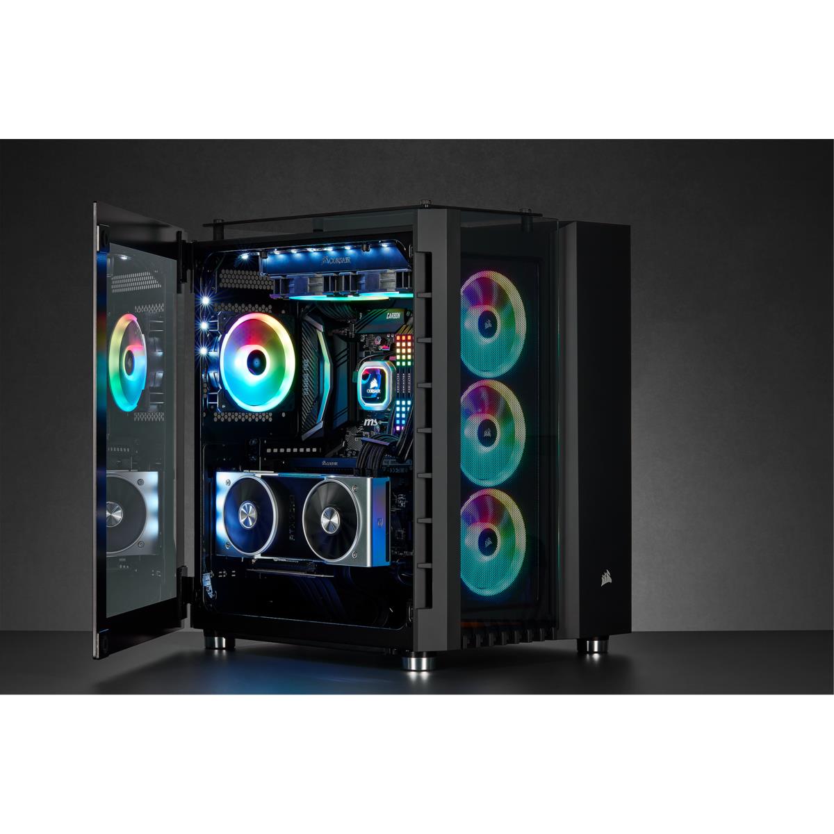 Crystal 680x RGB High Airflow ATX Smartcase - Black