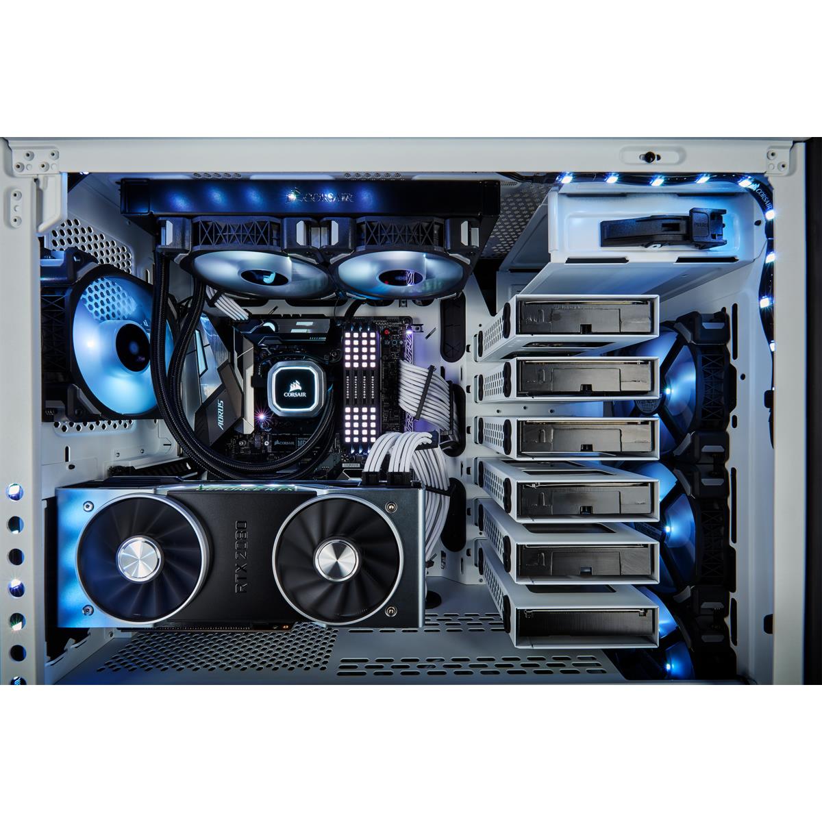 Carbide 678c Low Noise ATX Case - White