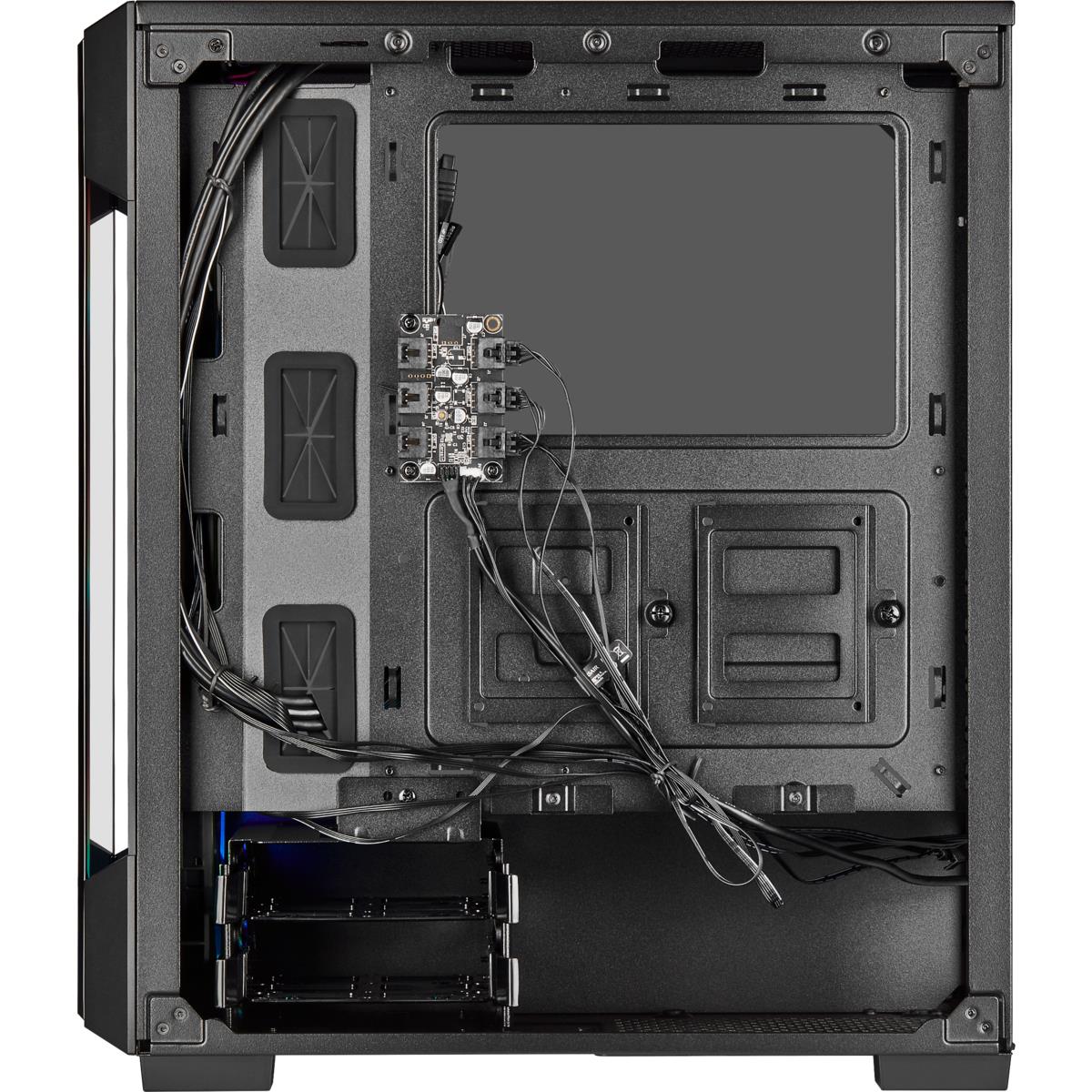 Icue 220t RGB Tempered Glass Mid-tower Smart Case - Black