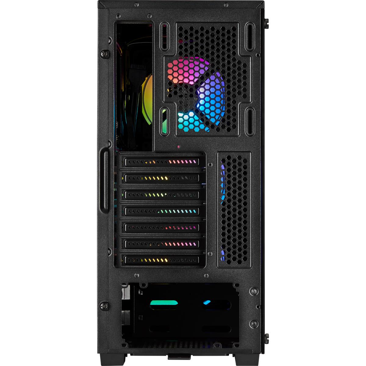 Icue 220t RGB Tempered Glass Mid-tower Smart Case - Black