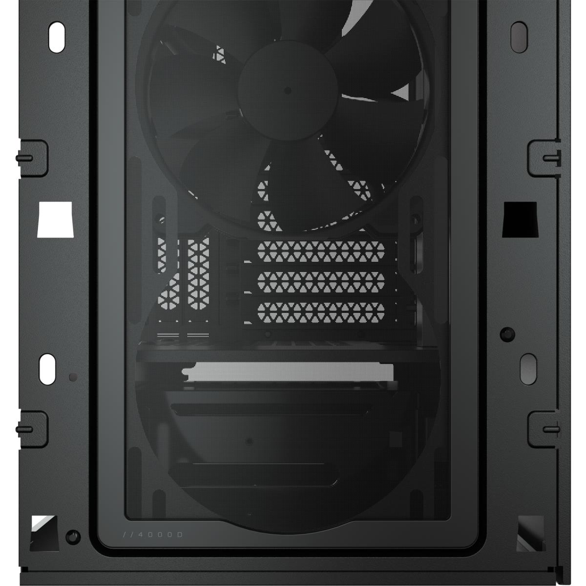 4000d - Tempered Glass Mid-tower ATX Case - Black