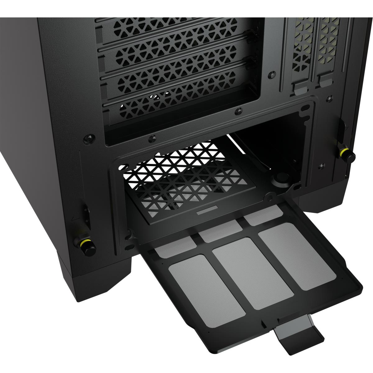 4000d - Tempered Glass Mid-tower ATX Case - Black