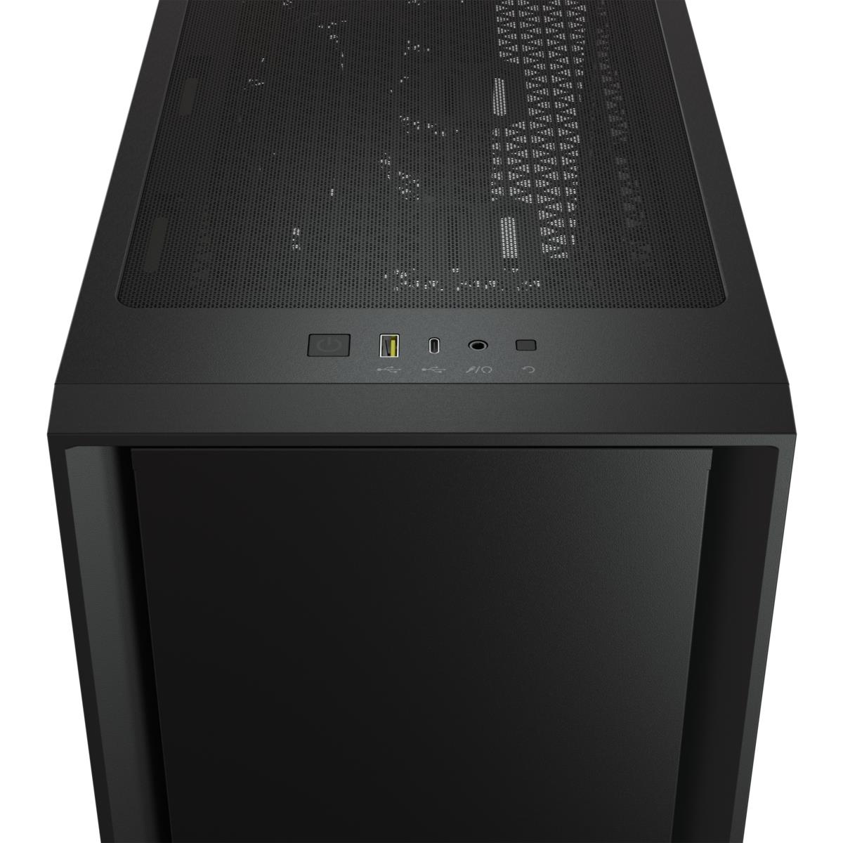 4000d - Tempered Glass Mid-tower ATX Case - Black
