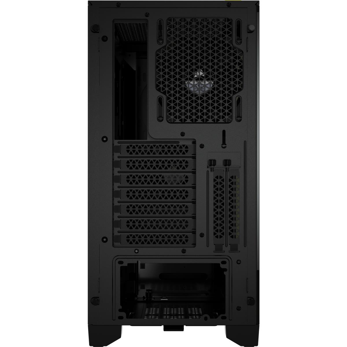 4000d - Tempered Glass Mid-tower ATX Case - Black