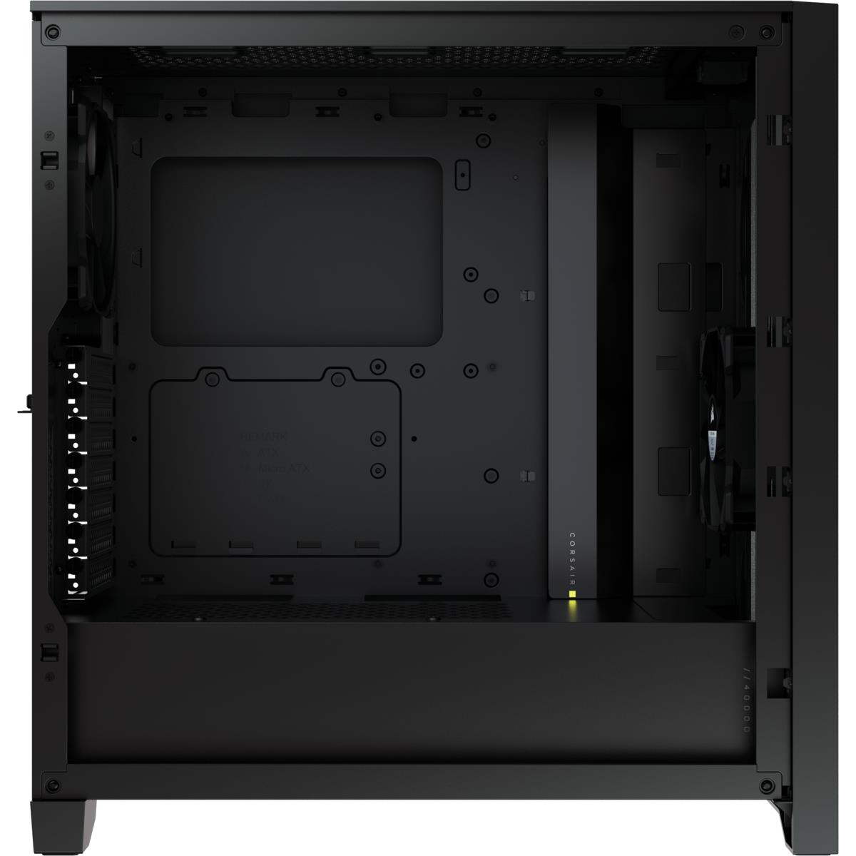 4000d - Airflow Tempered Glass Mid-tower ATX Case - Black