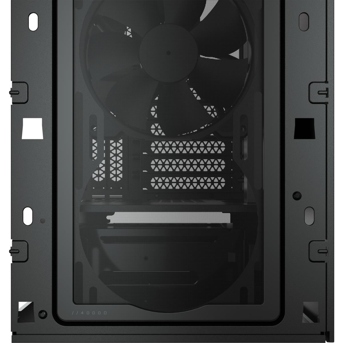 4000d - Airflow Tempered Glass Mid-tower ATX Case - Black