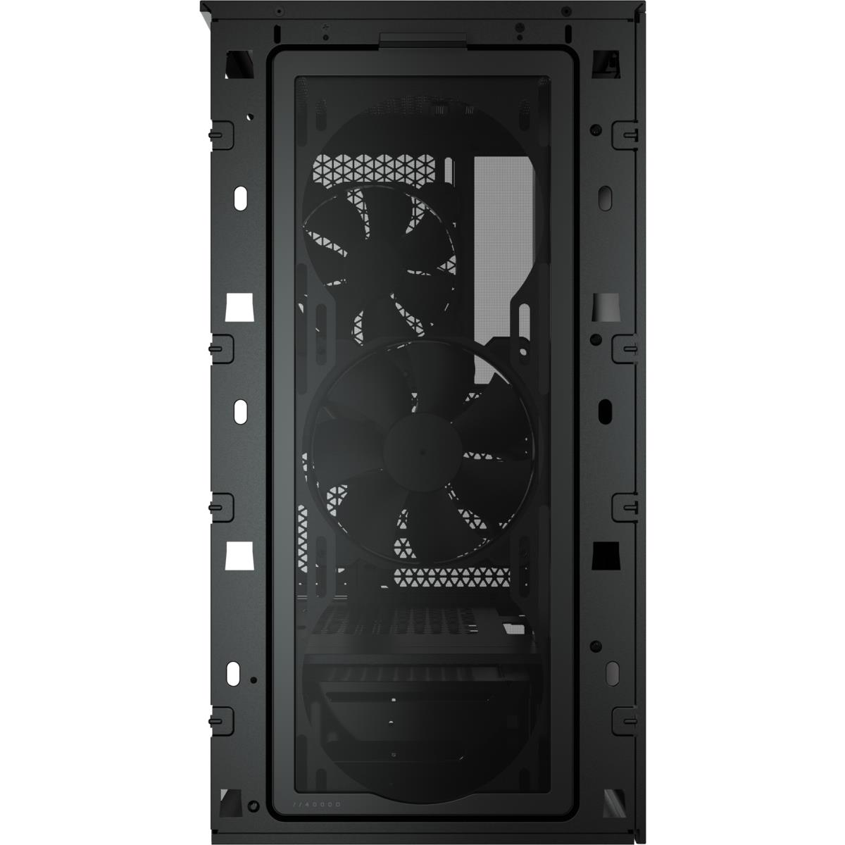 4000d - Airflow Tempered Glass Mid-tower ATX Case - Black