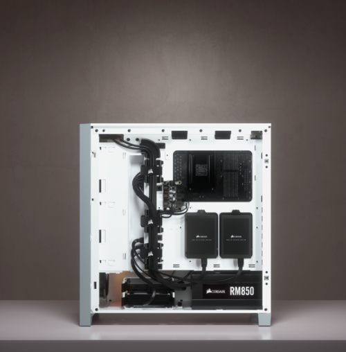 Icue 4000x - RGB Tempered Glass Mid-tower ATX Case - White