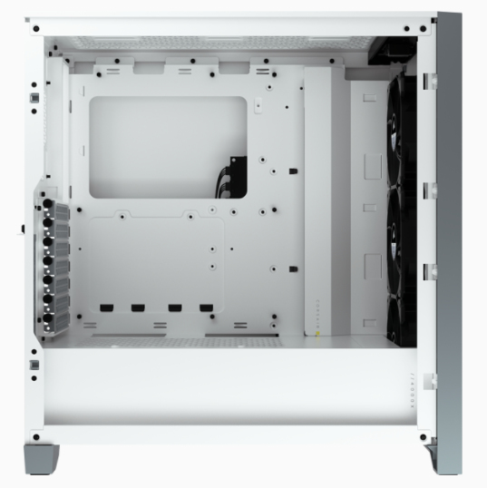 Icue 4000x - RGB Tempered Glass Mid-tower ATX Case - White