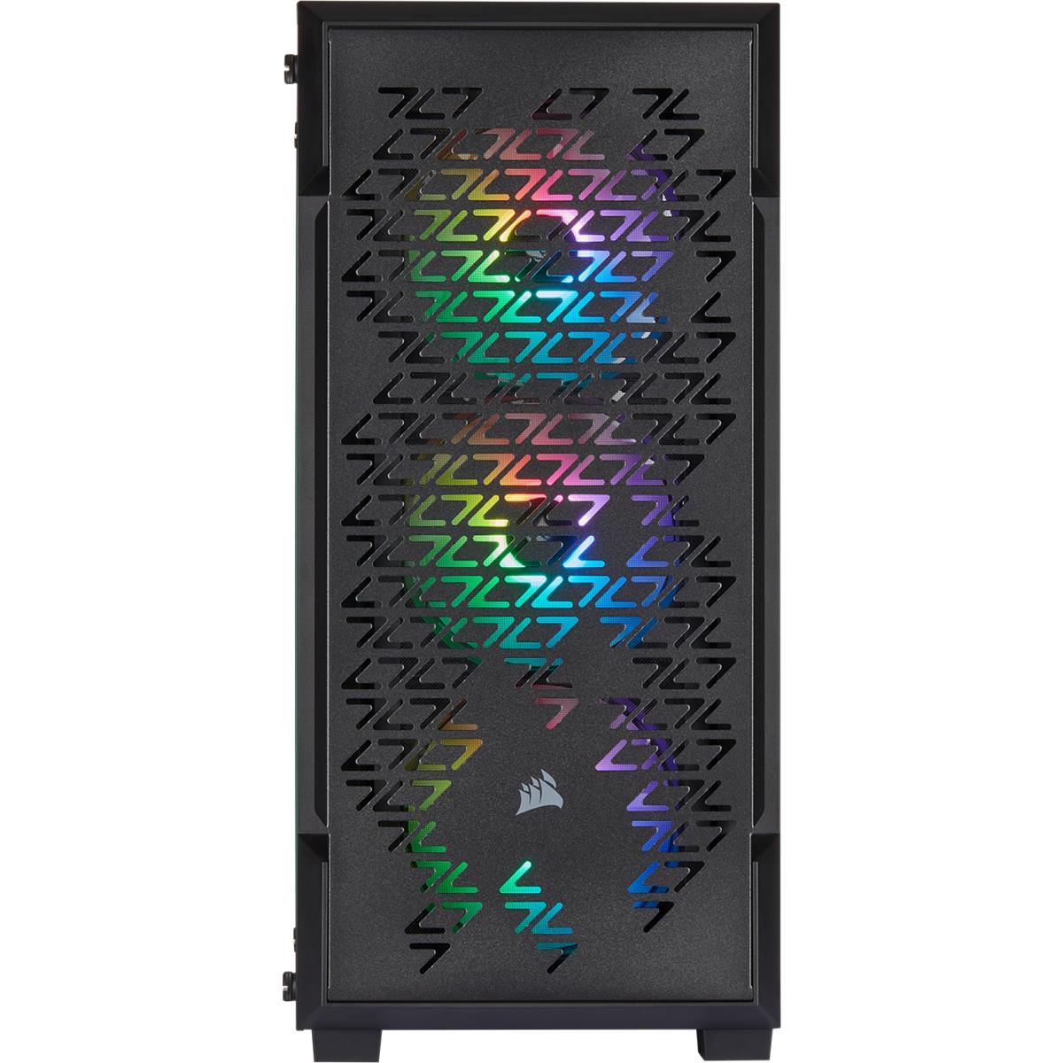 Icue 220t RGB Airflow Tempered Glass Mid-tower Smart Case - Black