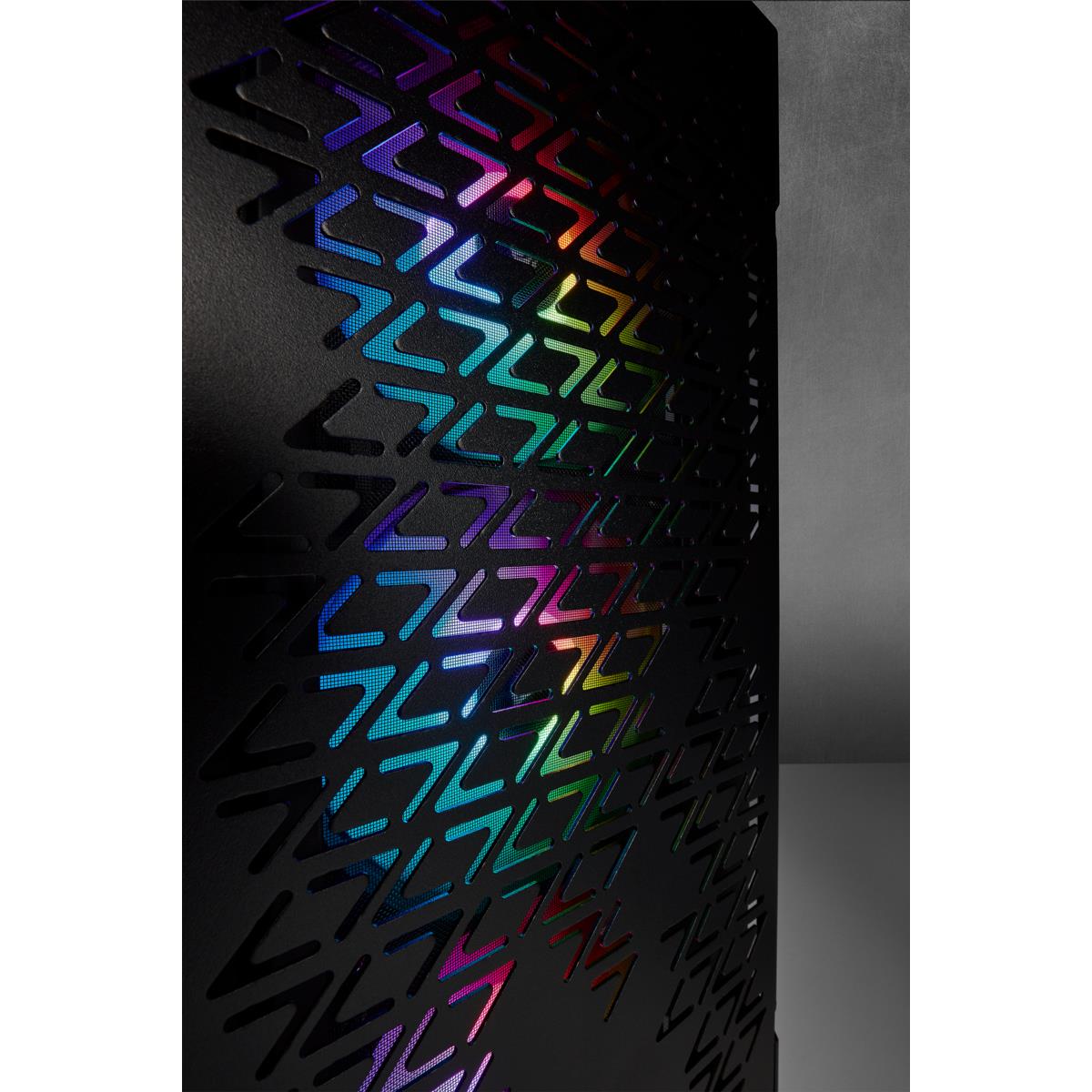 Icue 220t RGB Airflow Tempered Glass Mid-tower Smart Case - Black