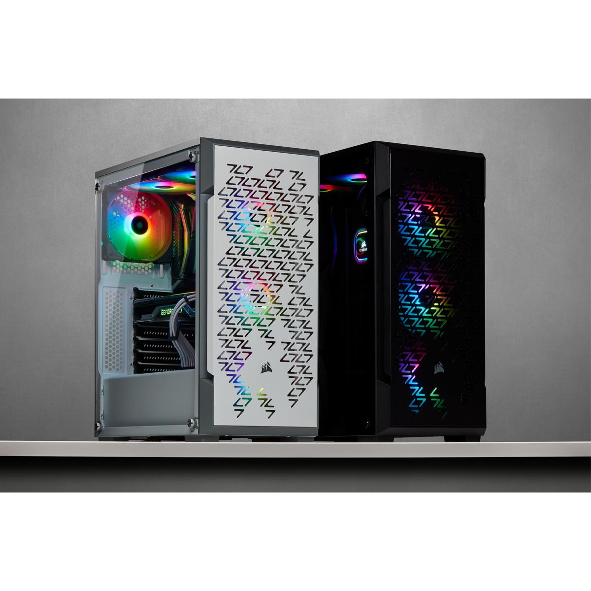 Icue 220t RGB Airflow Tempered Glass Mid-tower Smart Case - Black