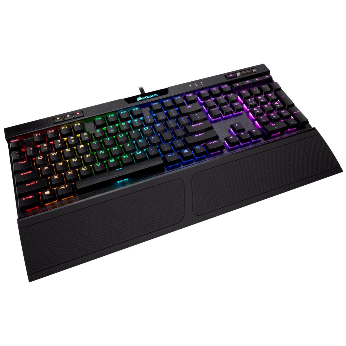 Gaming Keyboard - K70 RGB Mk.2 Low Profile Rapidfire Mechanical - Cherry Mx Low Profile Speed - Qwerty Us