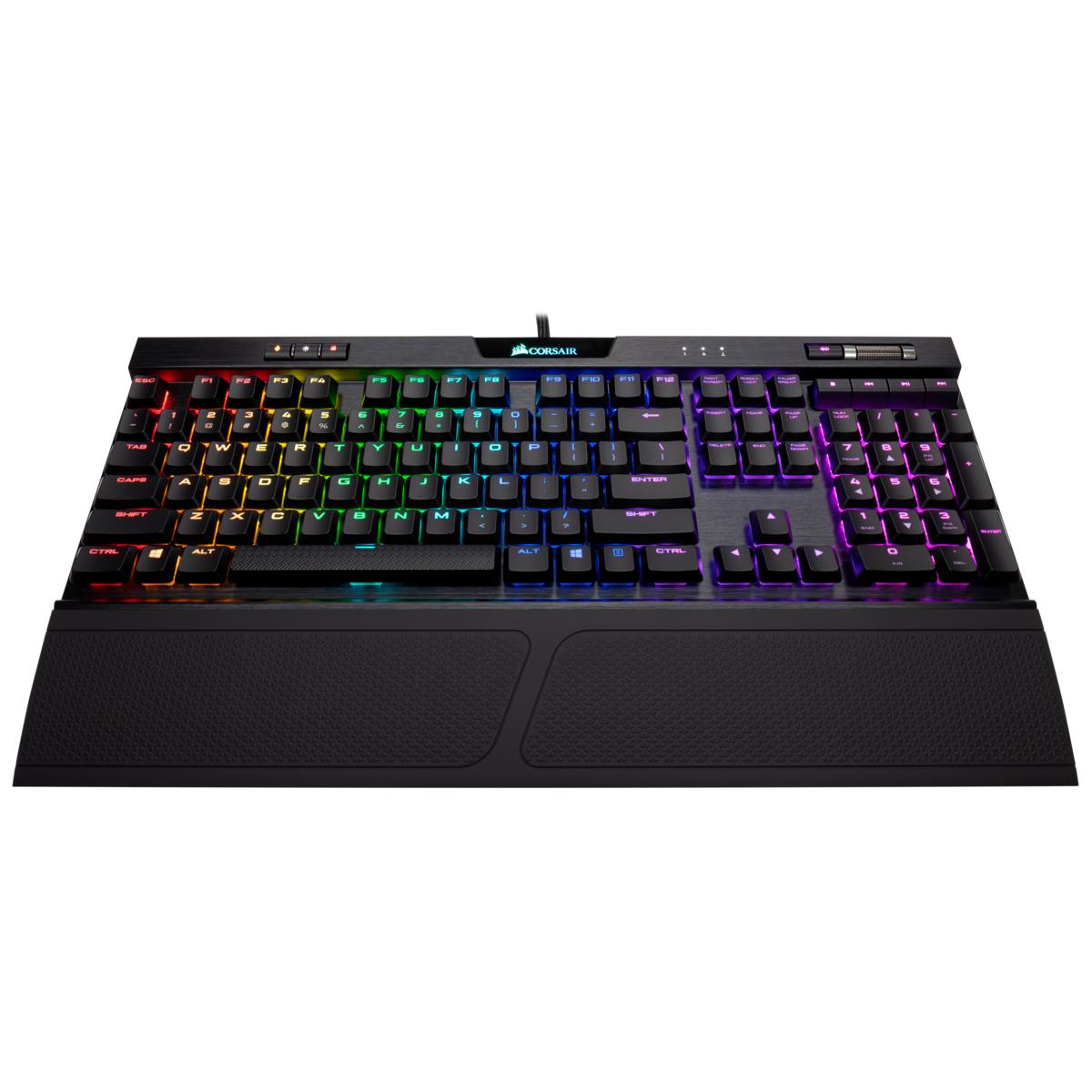 Gaming Keyboard - K70 RGB Mk.2 Low Profile Rapidfire Mechanical - Cherry Mx Low Profile Speed - Qwerty Us