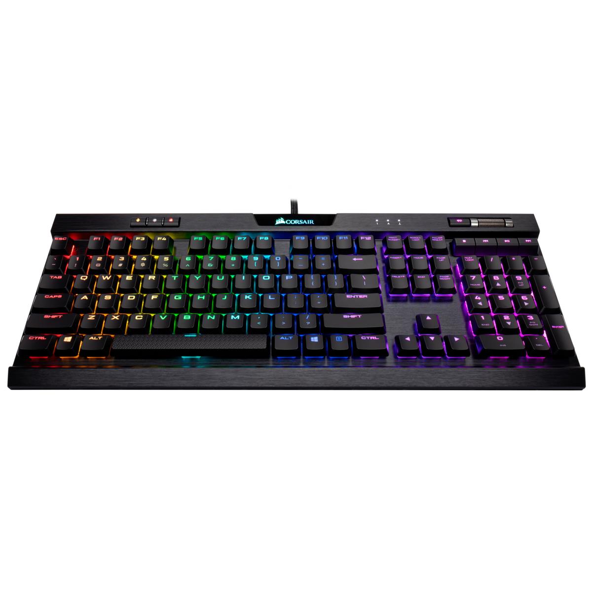 Gaming Keyboard - K70 RGB Mk.2 Low Profile Rapidfire Mechanical - Cherry Mx Low Profile Speed - Qwerty Us