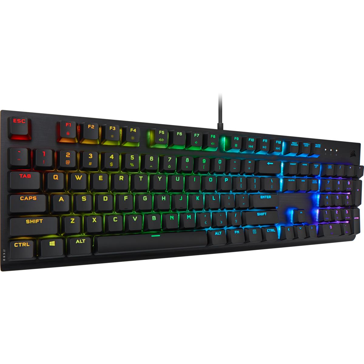Gaming Keyboard - K60 RGB Pro Low Profile Mechanical - Cherry Mx Low Profile Speed