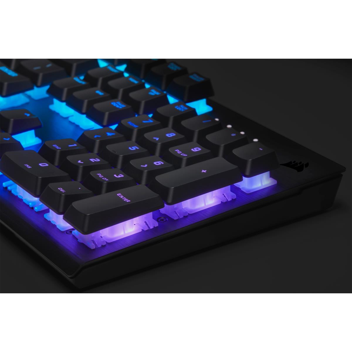 Gaming Keyboard - K60 RGB Pro Mechanical - Cherry Viola - Black Qwerty Be