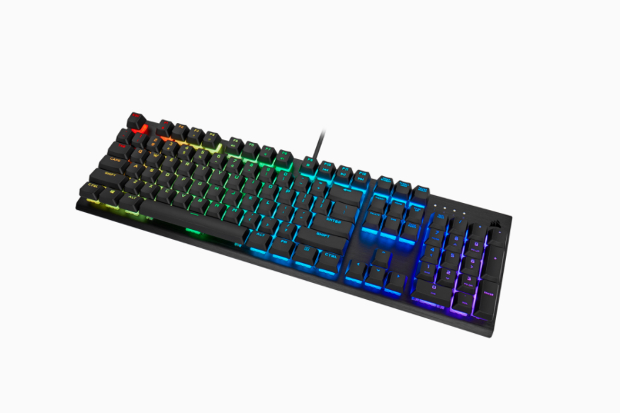 Gaming Keyboard - K60 RGB Pro Mechanical - Cherry Viola - Black Qwerty Us