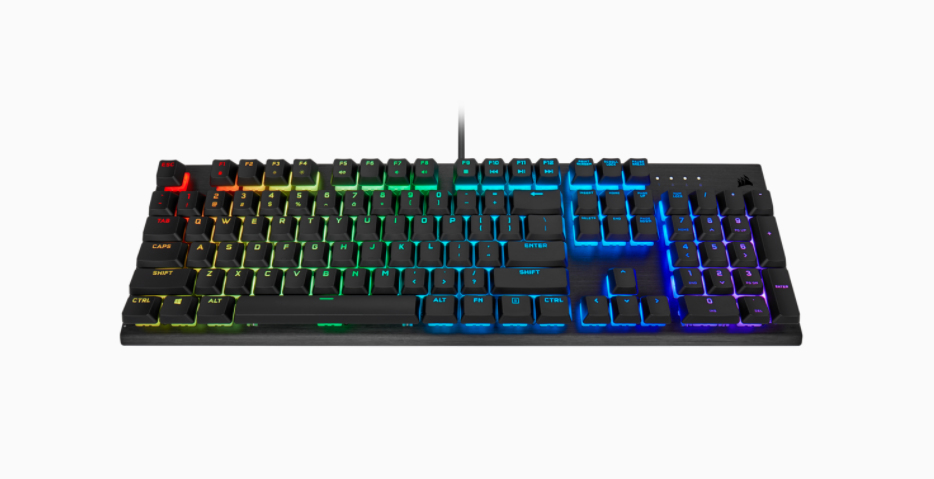 Gaming Keyboard - K60 RGB Pro Mechanical - Cherry Viola - Black Qwerty Us