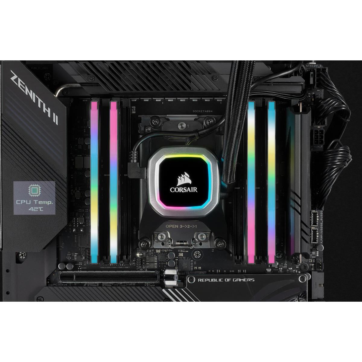 Memory 32GB Ddr4 3200MHz C16 (2x16gb) Vengeance RGB Pro Black