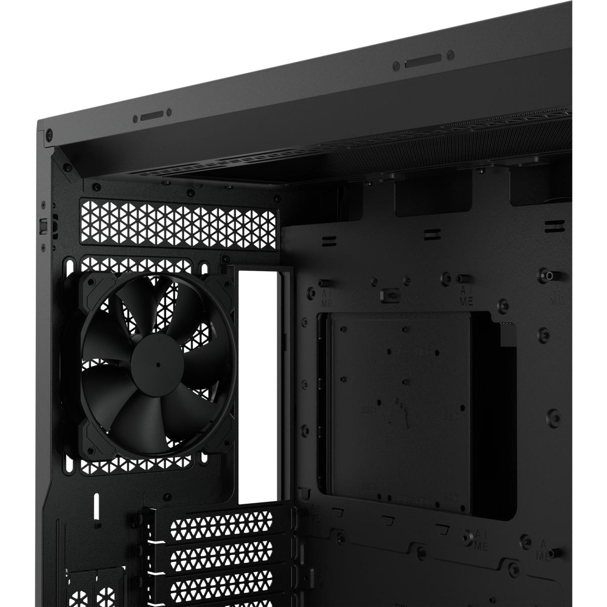5000d - Tempered Glass Mid-tower ATX Pc Case - Black