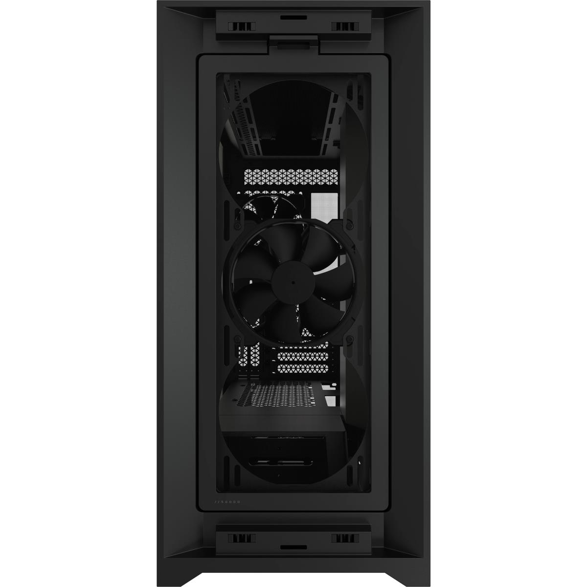 5000d - Tempered Glass Mid-tower ATX Pc Case - Black